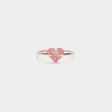 MOM Heart Shape 925 Sterling Silver Engraved Ring Rose Gold 43d2f55c-7bee-4f7d-9712-3bd6fe1bda60-Max Trendsi