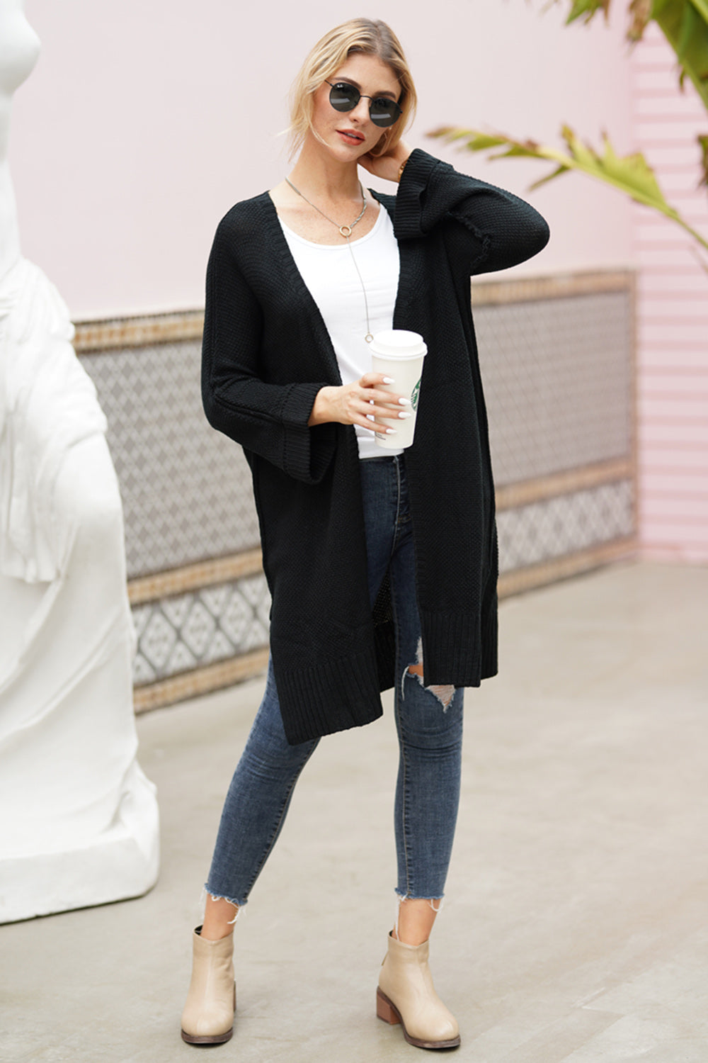 Open Front Long Sleeve Cardigan 4484828f-782e-45d7-a0cb-e8511f548c99-Max Glownestbest
