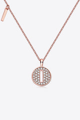 Moissanite A to J Pendant Necklace I One Size 44e47bb07f8e44a68a51cd538a856682-Max Trendsi