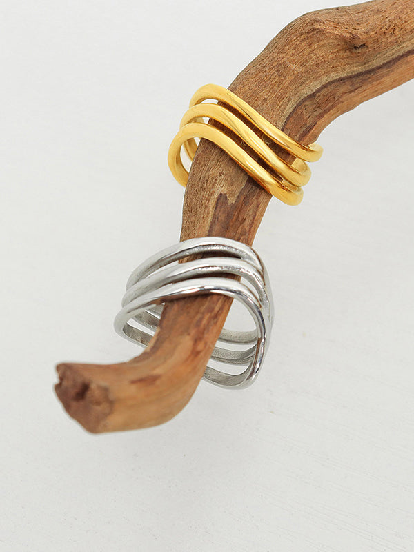 Titanium Steel Three-Layered Ring 45179d73-e2ff-4853-a93c-a0ea5541653b-Max Trendsi