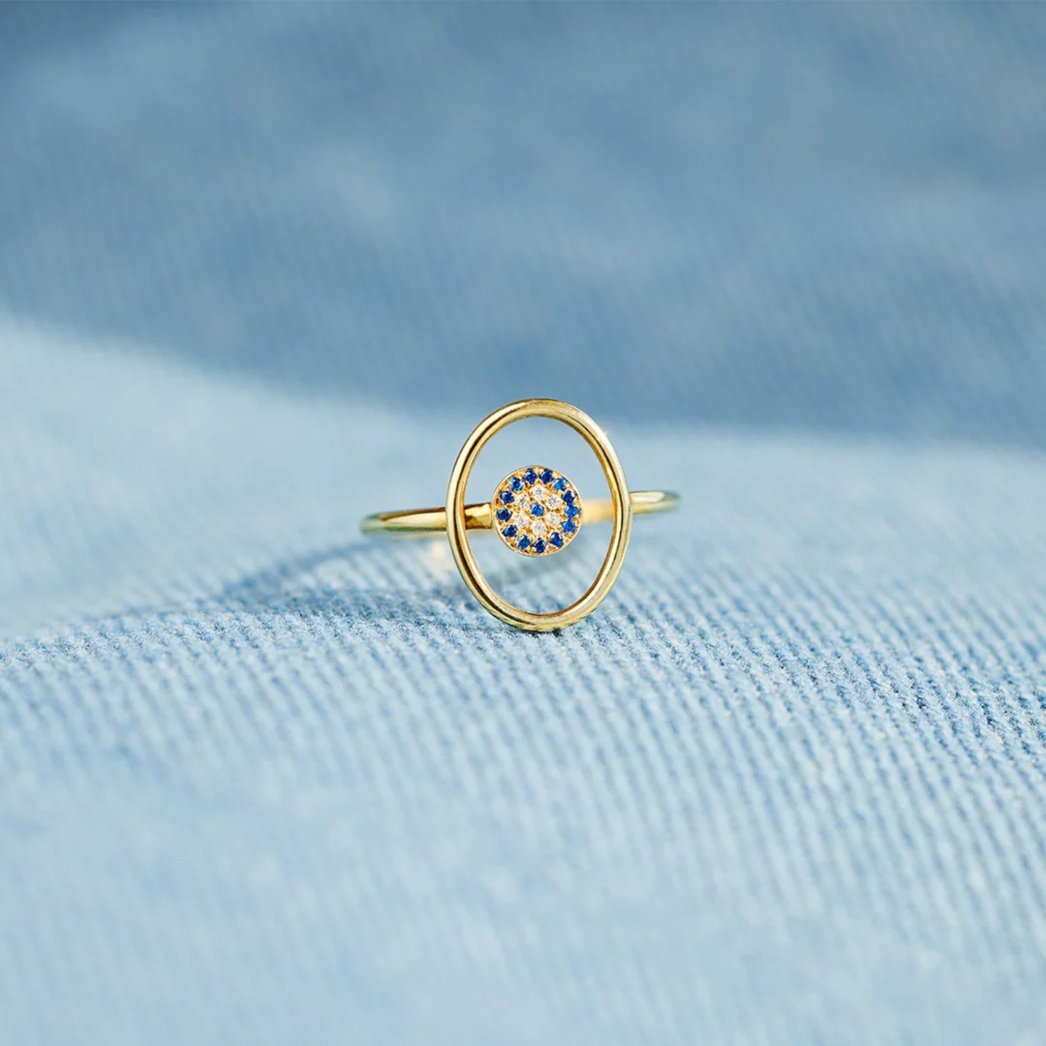 925 Sterling Silver Evil Eye Ring 4525a0b6-c41d-427b-8384-8c7fe701bc04-Max Trendsi