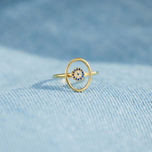 925 Sterling Silver Evil Eye Ring 4525a0b6-c41d-427b-8384-8c7fe701bc04-Max Trendsi