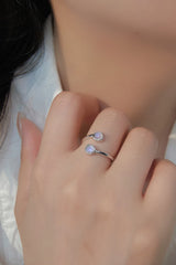High Quality Natural Moonstone 925 Sterling Silver Toi Et Moi Ring Silver One Size 4581dca7c5bf4215ac7cb4923321632a-Max Trendsi