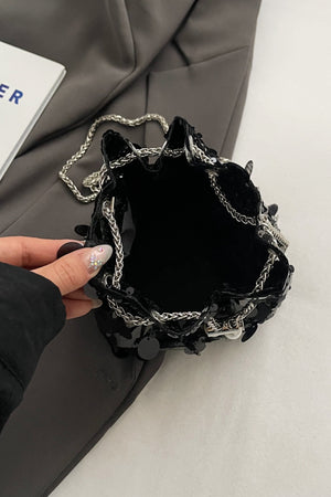 Drawstring Sequin Crossbody Bag 45e8e44d-1f26-4d46-a725-8b93e7eccfdc-Max Trendsi