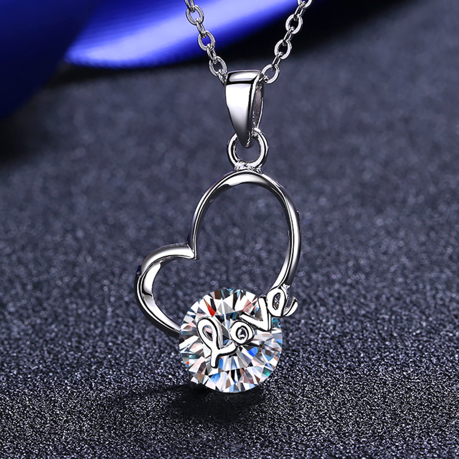 2 Carat Moissanite Heart 925 Sterling Silver Necklace 48259155-451e-47d6-826c-36d38006b0b0-Max Trendsi