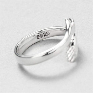 Hug Shape 925 Sterling Silver Bypass Ring 488153e4-69f6-42c4-9a48-7ba9ac69e80b-Max Trendsi