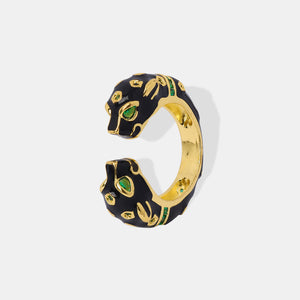 Inlaid Zircon Oil Drip Open Ring 498a8453-e787-431a-9221-6088ae2ee4ce-Max Trendsi