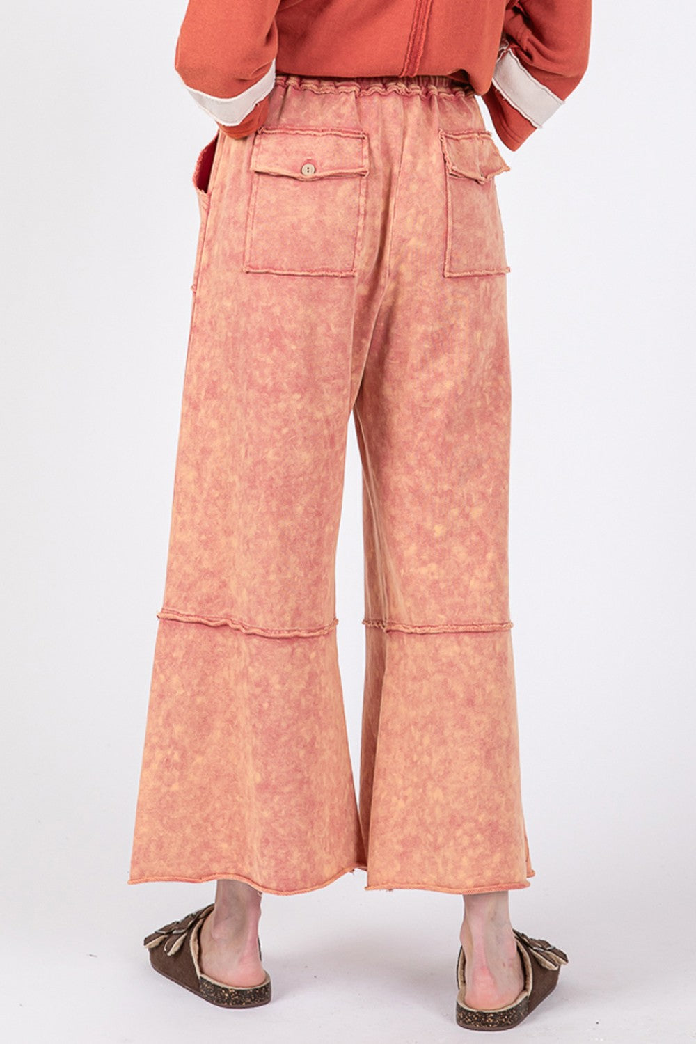 SAGE + FIG Mineral Washed Terry Wide Leg Pants 49d05242-73b6-4ae6-9927-1071f1ba01bc-Max Trendsi