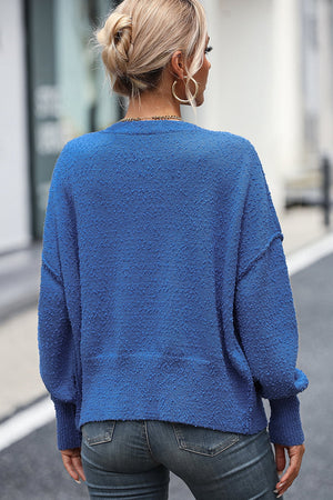 Button-Up Dropped Shoulder Cardigan 4a05221c649a49aa9ce9b204ef38c5f2-Max Glownestbest