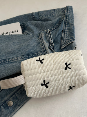 Texture Contrast Bow Wristlet 4a766617-2178-4406-805e-c59084f007be-Max Trendsi
