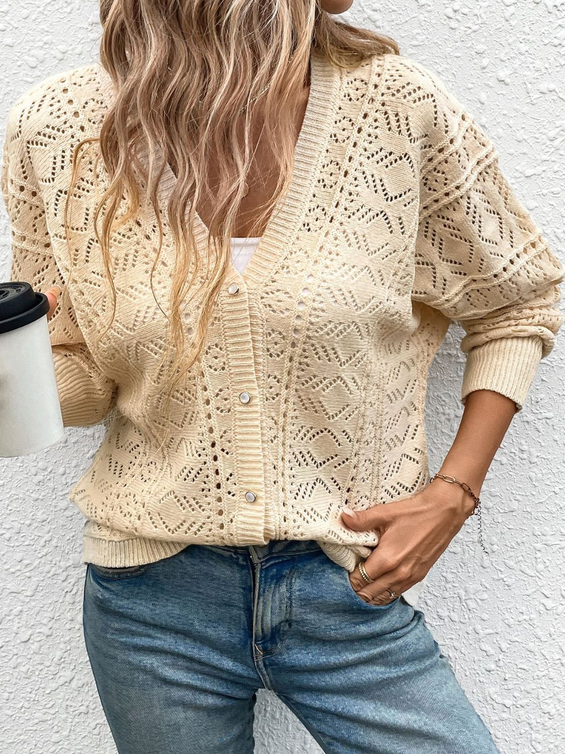 Perfee Openwork Button Up Long Sleeve Cardigan 4d4cff71-3240-4636-b59e-080582f7477c-Max Glownestbest