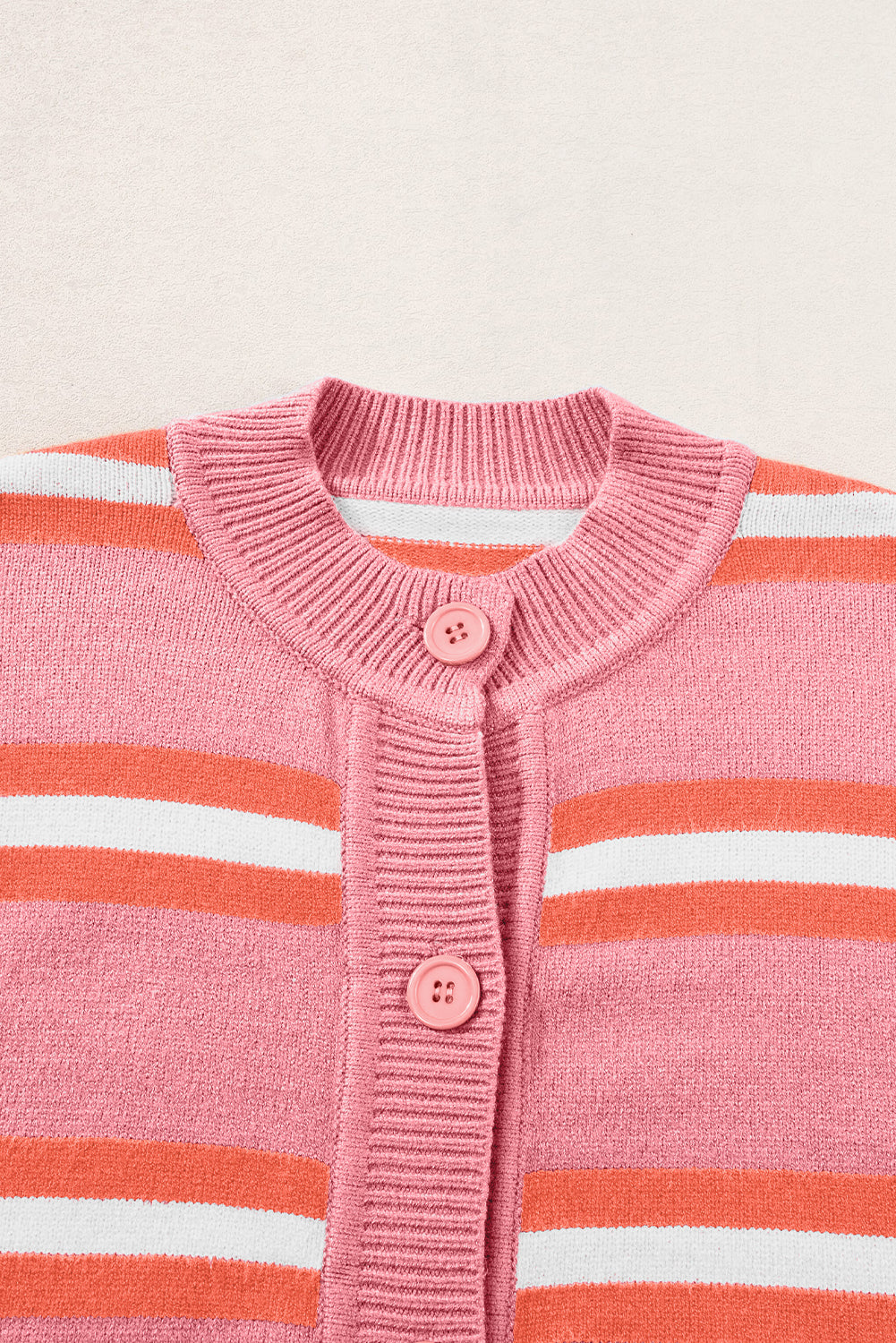 Striped Button Down Long Sleeve Cardigan 4e0add6b35ab4b08877858e3fe82e74c-Max Glownestbest