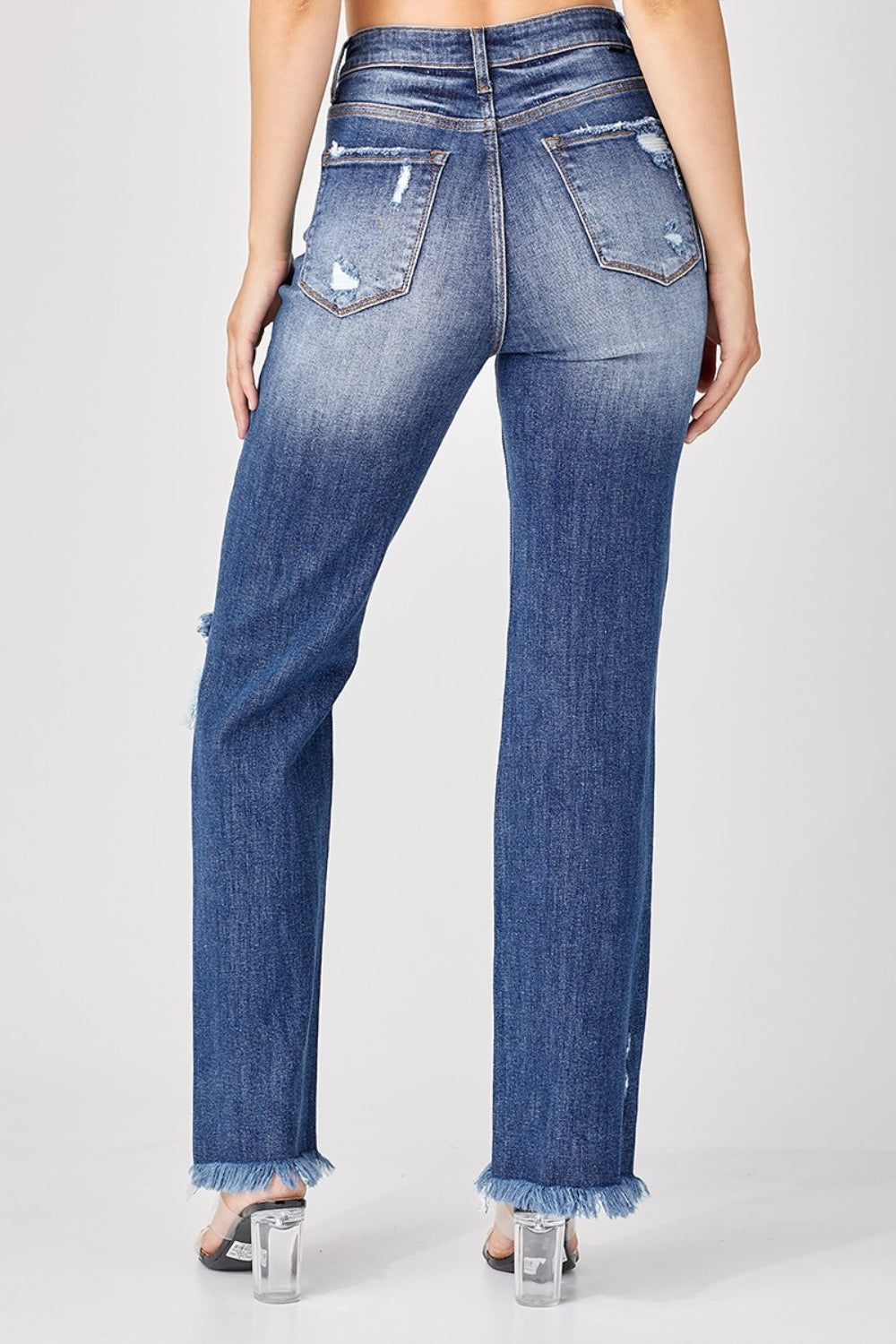 Risen Full Size Raw Hem Distressed Straight Jeans 4eafc729-b03e-4512-bc52-4a4334f40da2-Max Trendsi