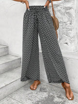 Tied Printed Wide Leg Pants Black 4ed535dc-f77a-48e3-bc5f-07b0e79cb687-Max Trendsi
