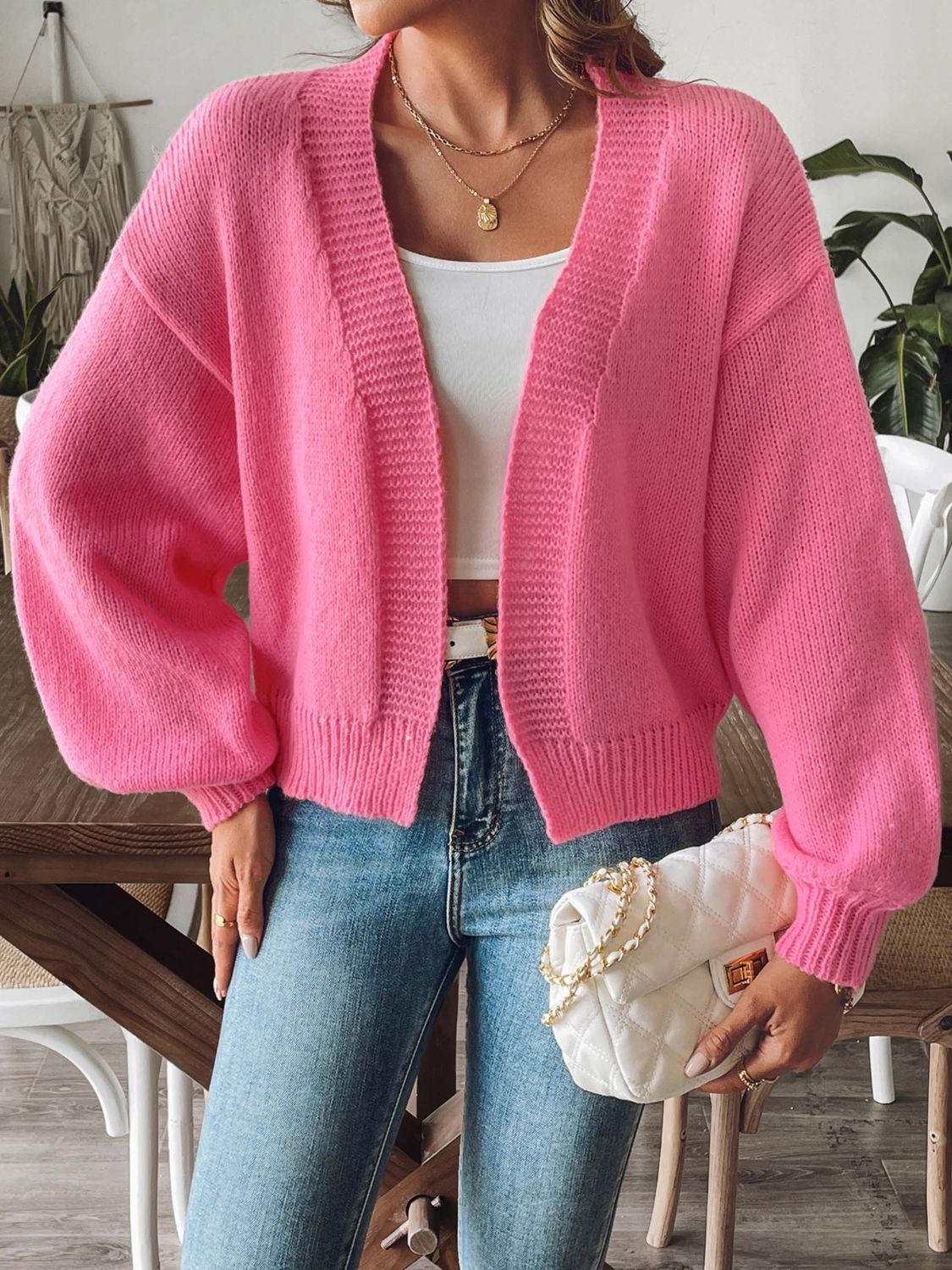 Open Front Long Sleeve Cardigan 4f18264b-f81a-4d9d-a95a-853e417856e6-Max Glownestbest