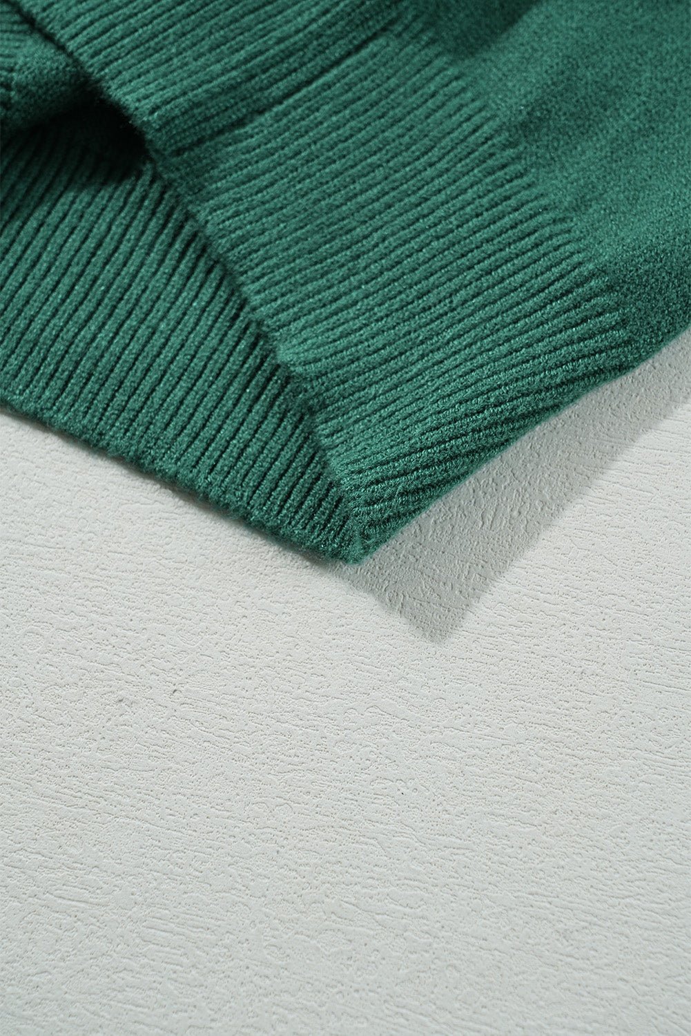 Blackish Green Pearl Beaded Merry Casual Sweater 51440c298398375f Glownestbest