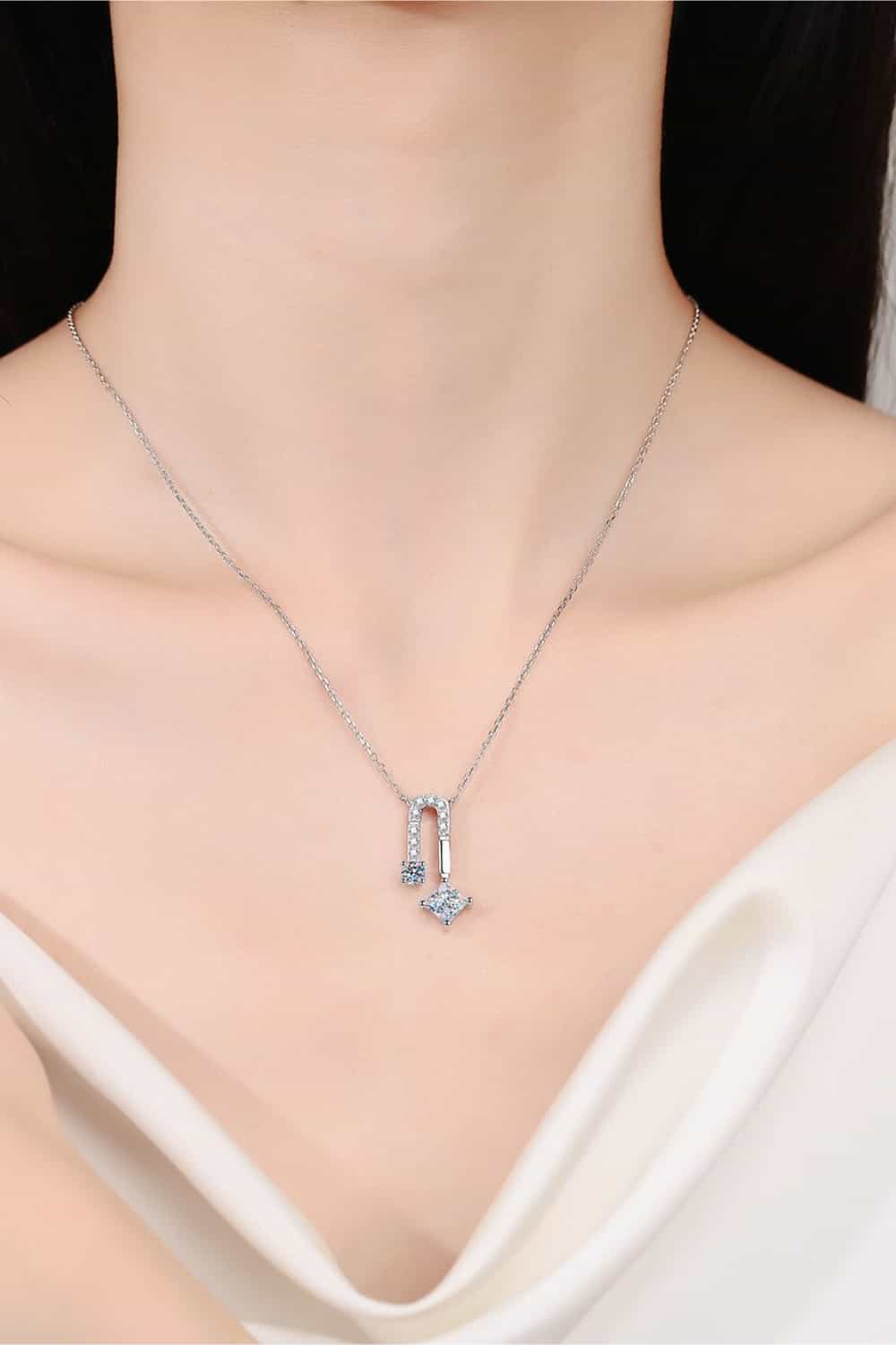 1.3 Carat Moissanite 925 Sterling Silver Necklace 5222eee07ac141e6a380a30525a1de5a-Max Trendsi