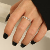 925 Sterling Silver Inlaid Zircon Ring Silver 52815b65-de71-43e1-9a8b-339c0a6bf6ee-Max Trendsi