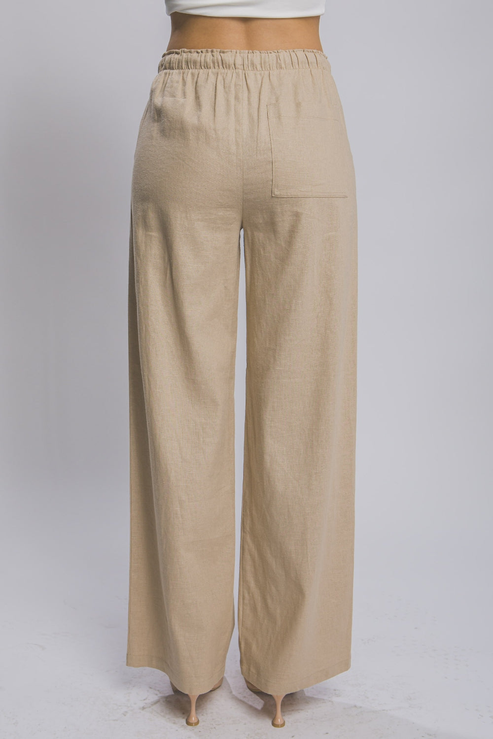 Love Tree Drawstring Wide Leg Pants with Pockets 544178b5-7142-433a-942a-87273f0ea7da-Max Trendsi