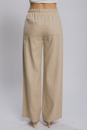 Love Tree Drawstring Wide Leg Pants with Pockets 544178b5-7142-433a-942a-87273f0ea7da-Max Trendsi