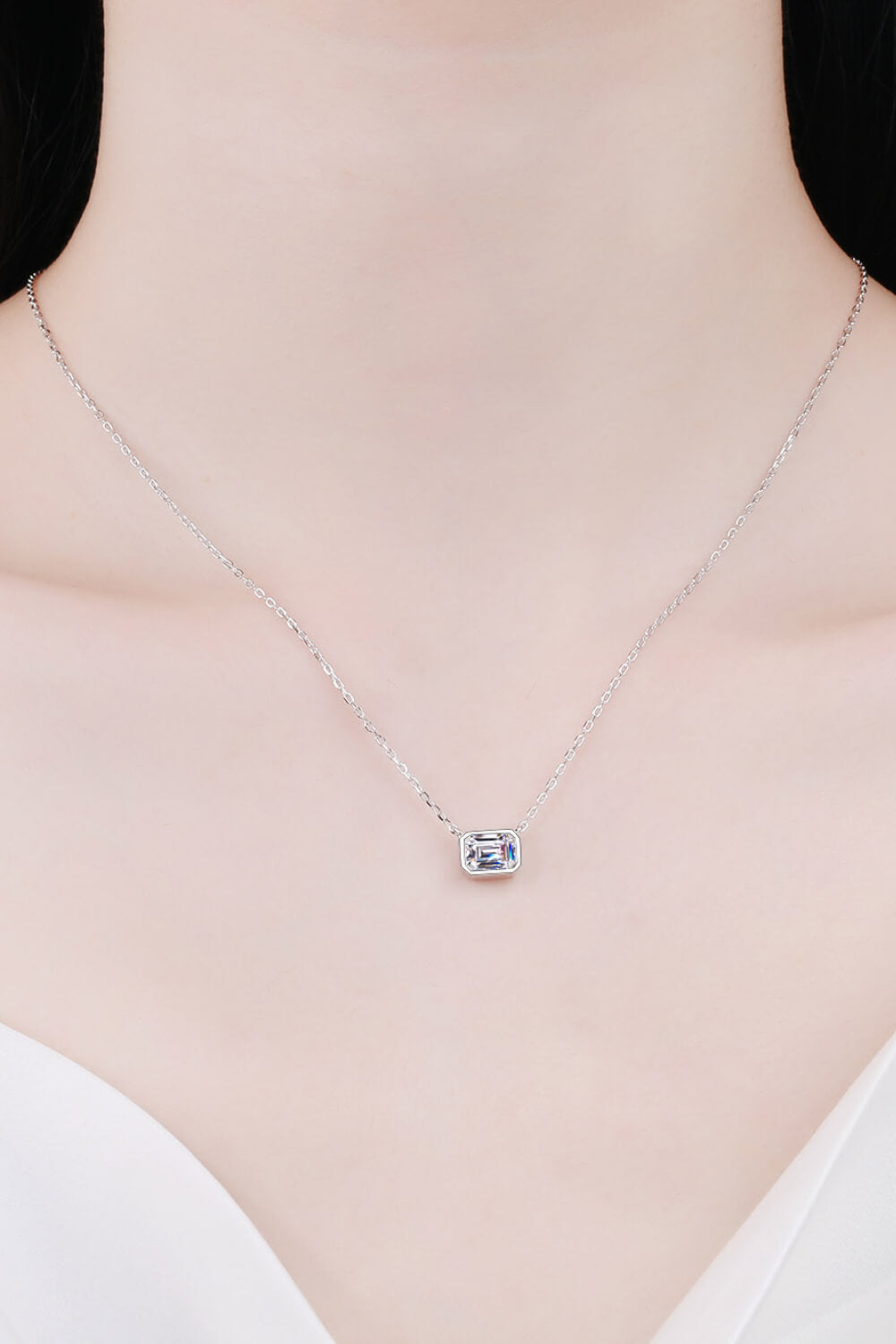 Beautiful Words 1 Carat Moissanite Pendant Necklace 54fb7c0cf24d4209a93a68e71e1689d9-Max Trendsi