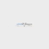 Heart Shape Inlaid Zircon Enamel Ring Light Blue 559948f9-d9f4-4ab6-89ce-7c935e15eea7-Max Trendsi