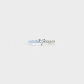 Heart Shape Inlaid Zircon Enamel Ring Light Blue 559948f9-d9f4-4ab6-89ce-7c935e15eea7-Max Trendsi