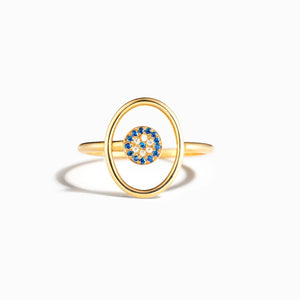 925 Sterling Silver Evil Eye Ring 55a996ff-b115-4e9f-9849-b85e8b30dea6-Max Trendsi