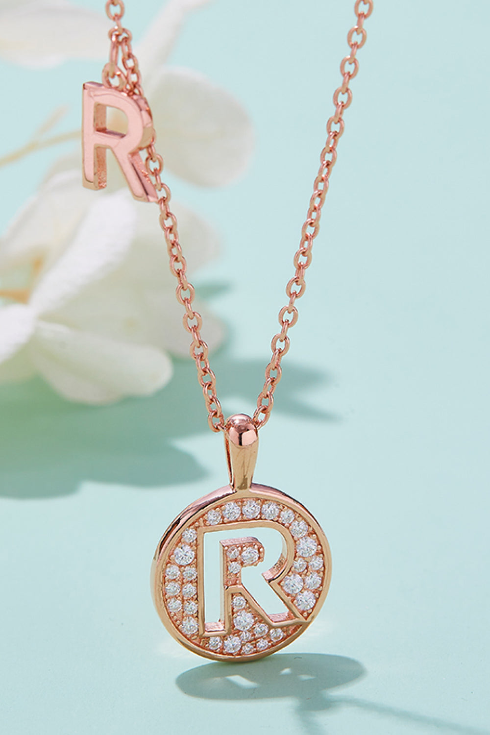 Adored Moissanite K to T Pendant Necklace R One Size 5742703e386f4573802362ae5f6892ef-Max Trendsi