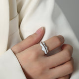 18K Gold-Plated Open Ring Silver 7 589e1b29-1f15-4da6-b4f8-6cedc7af836e-Max Trendsi