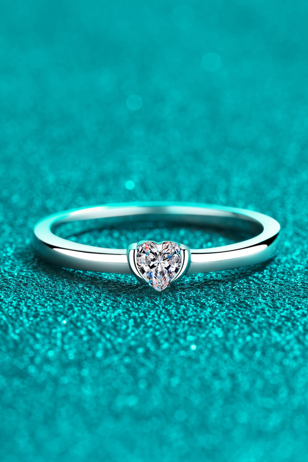 Heart-Shaped Moissanite Solitaire Ring 593cb3e597aa4288948a28bbeb349dc7-Max Trendsi