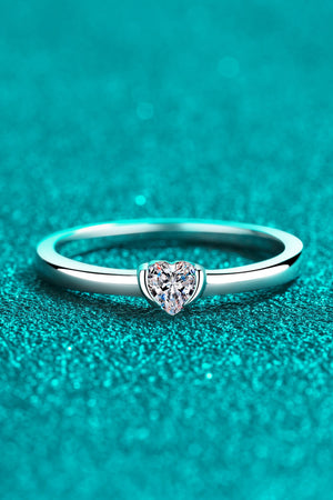 Heart-Shaped Moissanite Solitaire Ring 593cb3e597aa4288948a28bbeb349dc7-Max Trendsi
