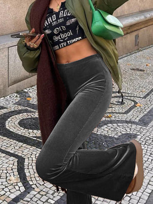High Waist Flare Pants 59d7d0a5-7a05-4dd1-a5ea-b6a8143df318-Max Trendsi