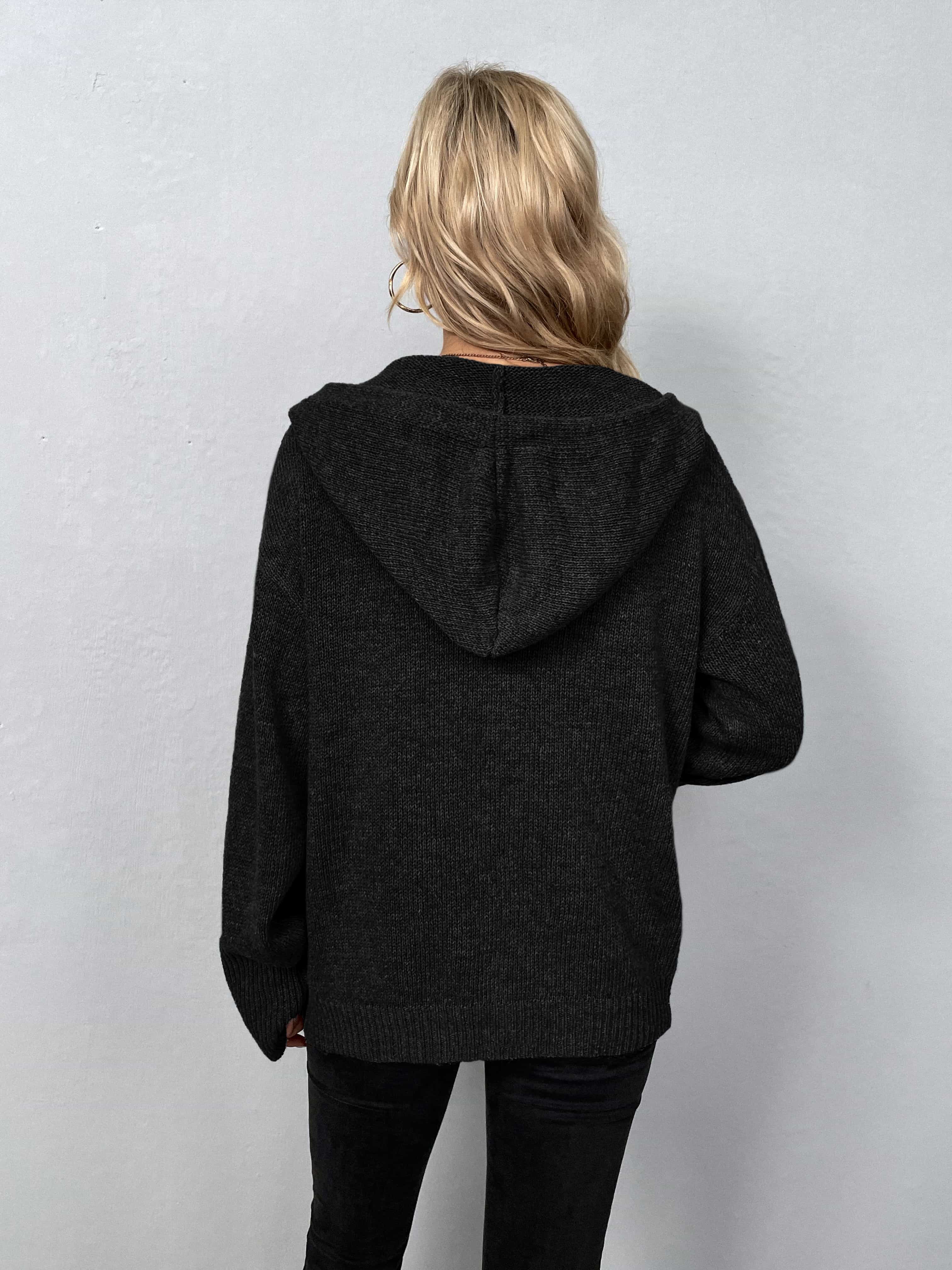 Glownestbest® | Button-Down Long Sleeve Hooded Sweater 5a4842c56f3e4e3eb7371ee7fd1fa14e-Max Glownestbest