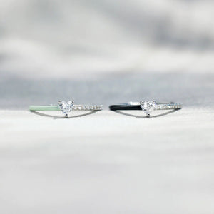 Heart Shape Inlaid Zircon Enamel Ring 5b5debea-b06a-4ded-827e-da82c6da873e-Max Trendsi