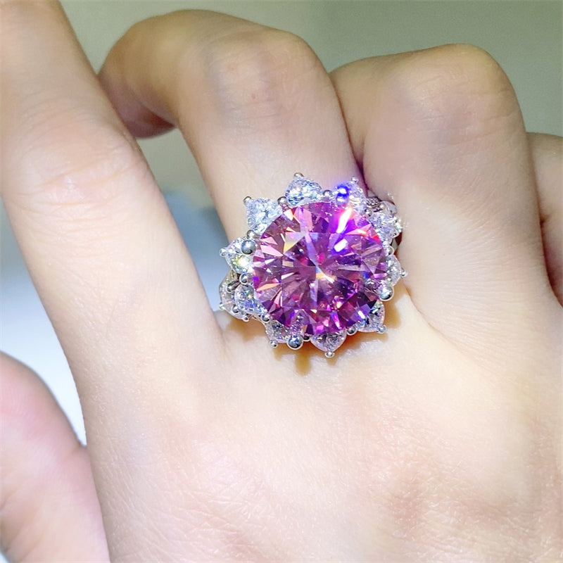 10 Carat Moissanite Zircon 925 Sterling Silver Ring Silver 5c11bef4-8284-4656-bbda-864448d3bf30-Max Glownestbest