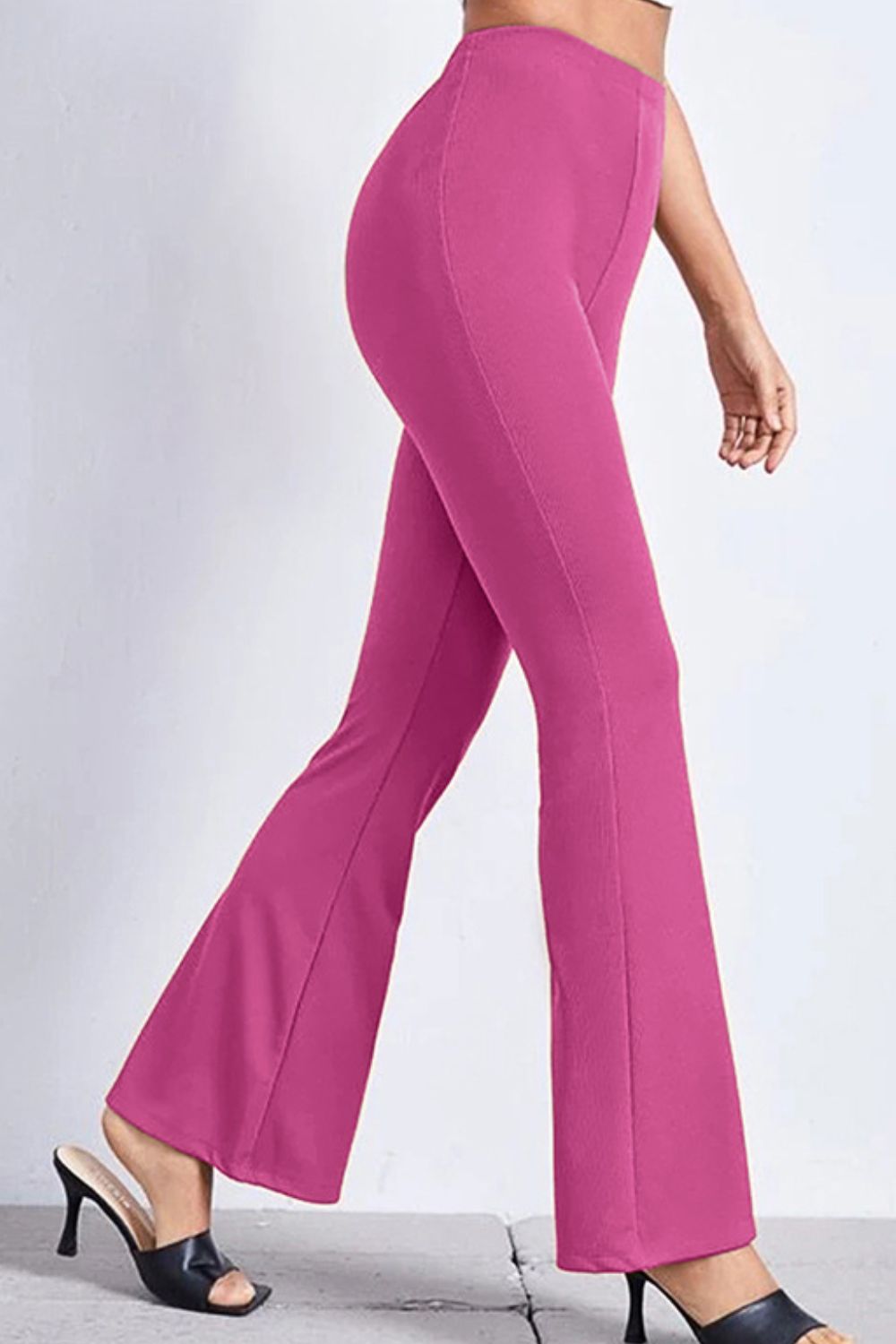 High Rise Flare Pants 5c9afa5aff7d41b1994cefc1fd76e75c-Max Trendsi