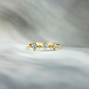 925 Sterling Silver Inlaid Zircon Flower Ring 5cecdc9f-dcbf-4dd8-afa7-e94fbebb29bf-Max Trendsi
