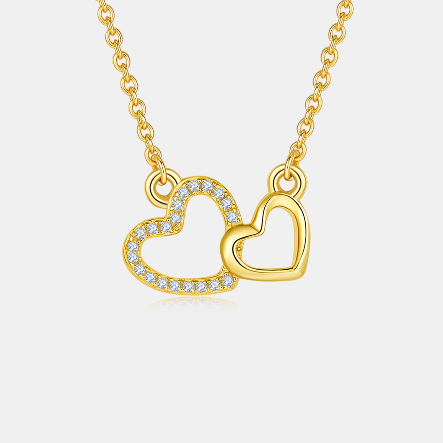 Moissanite 925 Sterling Silver Heart Necklace 5d11274d-902f-4e1e-8880-b728d68de4c4-Max Trendsi