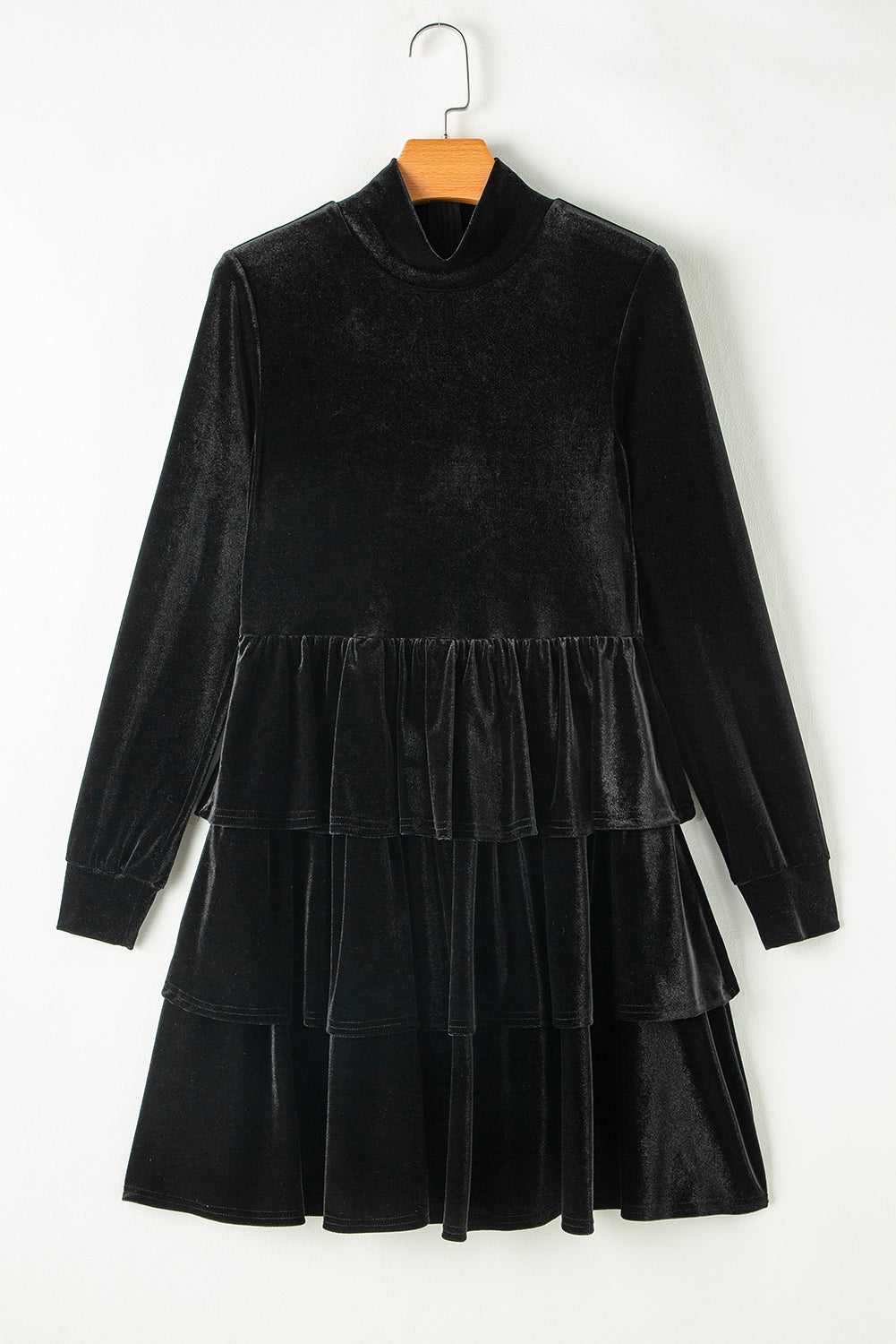 Ruffled Layered Long Sleeve Mini Dress 5f8783a7-9453-4453-99fe-ca72ee4708a3-Max Glownestbest