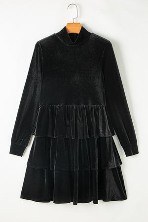 Ruffled Layered Long Sleeve Mini Dress 5f8783a7-9453-4453-99fe-ca72ee4708a3-Max Glownestbest