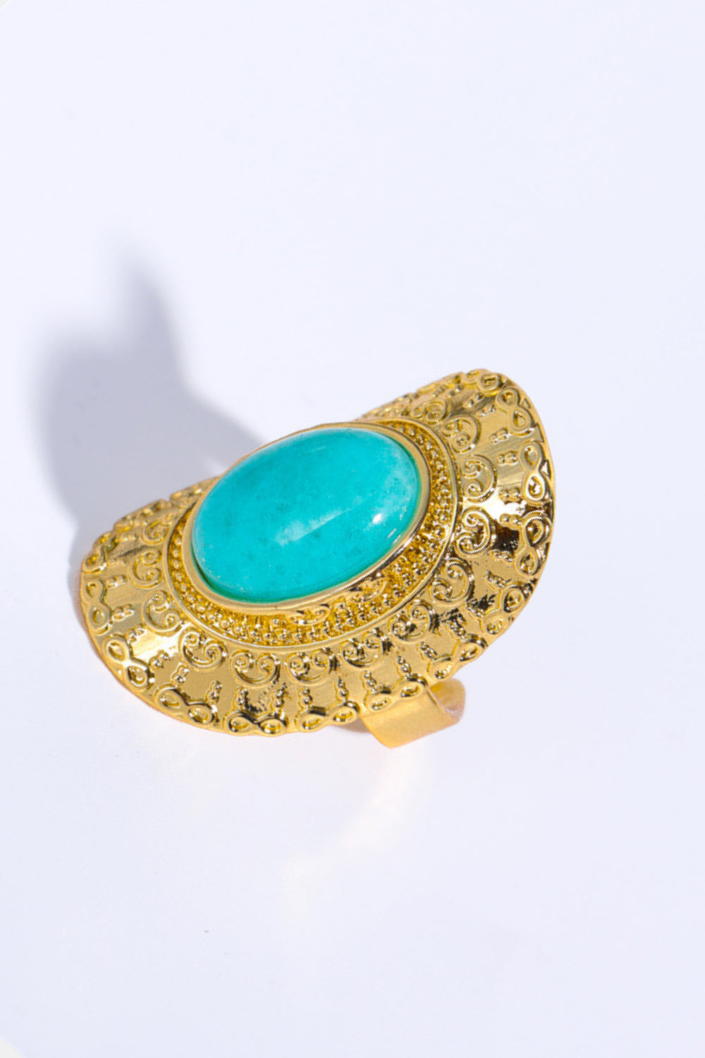 Natural Stone Copper Ring 5f8d0d63232c420da4d8789d0270b48a-Max Trendsi