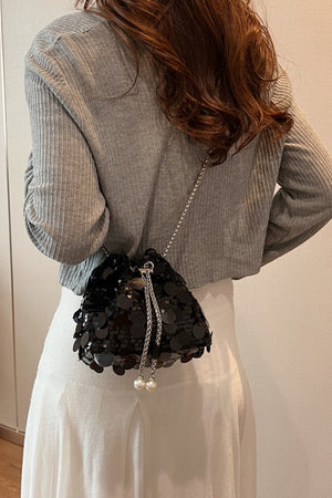 Drawstring Sequin Crossbody Bag 5f9bb704-9c21-417e-93b4-0efba2b8d9b3-Max Trendsi