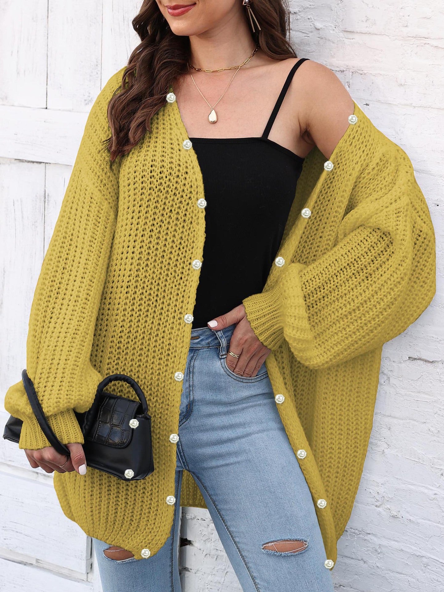 Open Front Long Sleeve Cardigan 605ff128-70bc-4aad-a845-958aadc53cec-Max Glownestbest