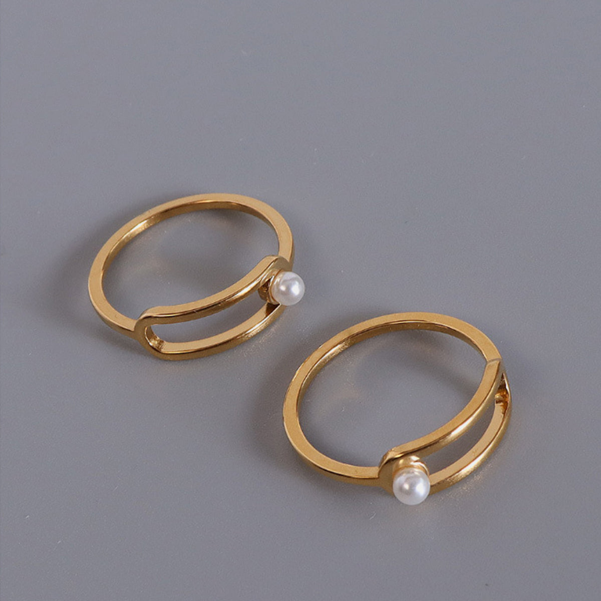 Synthetic Pearl Titanium Steel Ring 611d3803-d5a7-42fa-86e0-e806aa46eb30-Max Trendsi