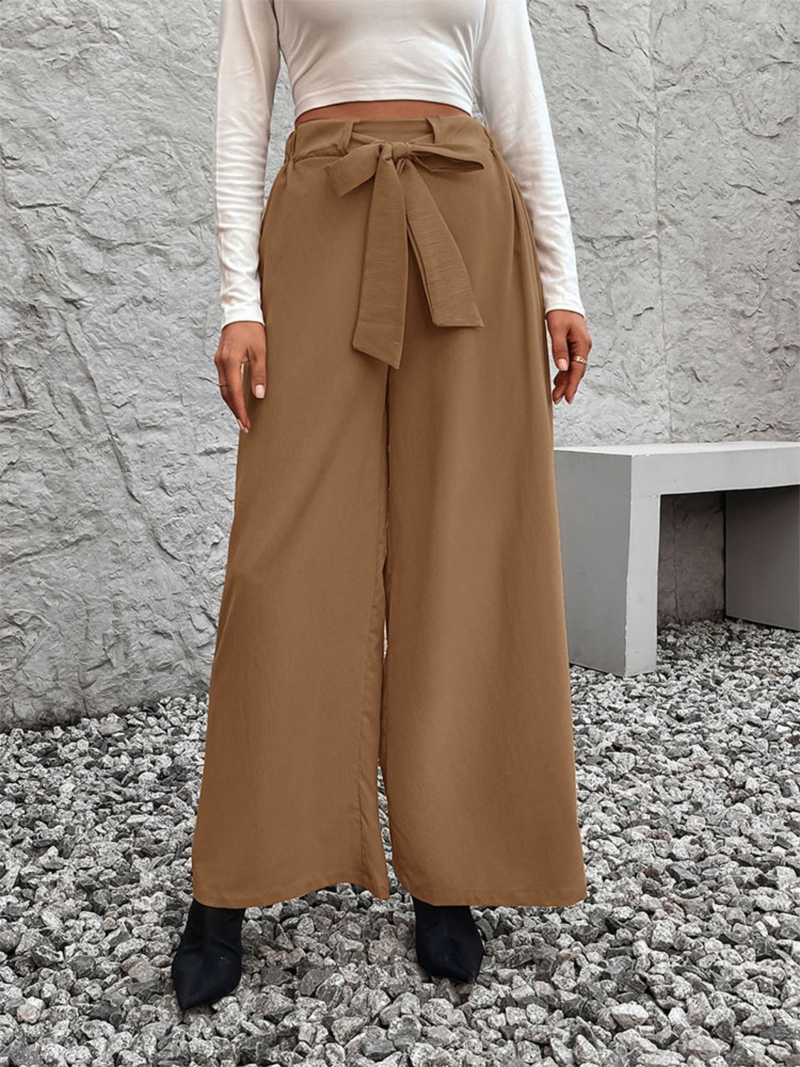 Perfee Tied High Waist Wide Leg Pants 62ac1805-e535-4d5d-8c8b-15a406153e24-Max Trendsi