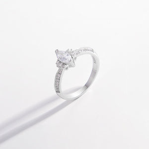925 Sterling Silver Inlaid Zircon Ring 630db1ba-bf7c-41d5-9fb3-acce8404d755-Max Trendsi