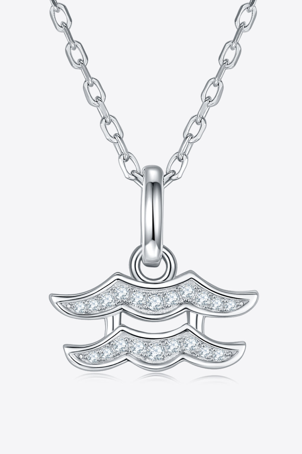 Moissanite Constellation Pendant Necklace Aquarius One Size 636175c584114331af9118ba9eeb9e73-Max Trendsi