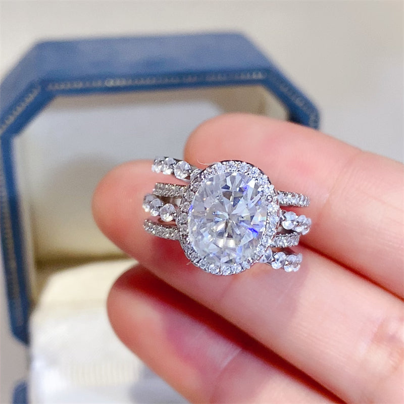3 Carat Moissanite 925 Sterling Silver Layered Ring 63e796ff-5ae6-485b-9f45-832f77b4c9cc-Max Glownestbest