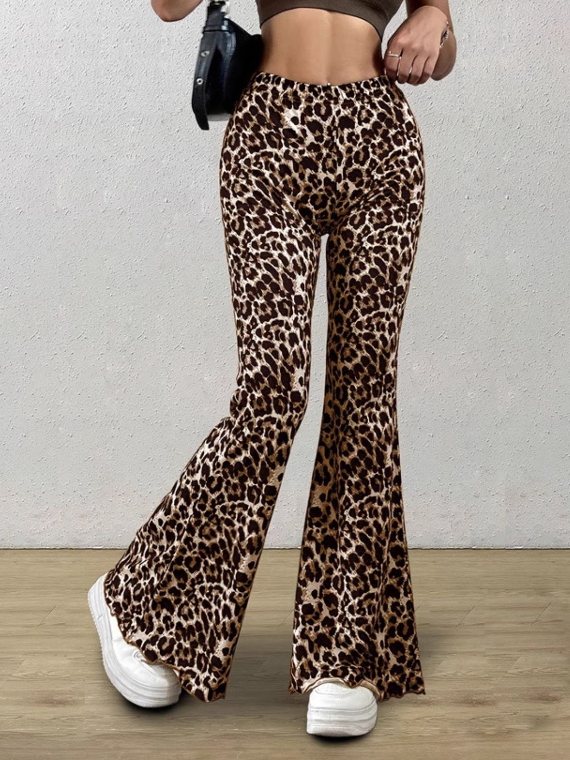 Leopard Flare Pants Leopard 644bb226-3371-4309-9a6d-0ba38e5f604b-Max Trendsi